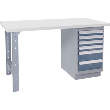 Pre-designed Workbench - Capacity: 2500 lbs. - Configuration: Drawers - Height: 34" - Width: 60"