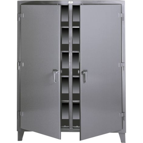 Double Shift Storage Cabinets - 24"D x 60"W x 72"H