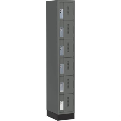 All-Welded Concord™ Heavy-Duty Lockers - Bank of 1 - Colour: Charcoal
