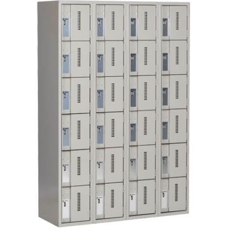 All-Welded Concord™ Heavy-Duty Lockers - Bank of 4 - Colour: Grey