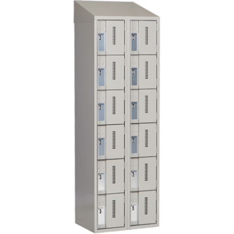 All-Welded Concord™ Heavy-Duty Lockers - Bank of 2 - Colour: Grey