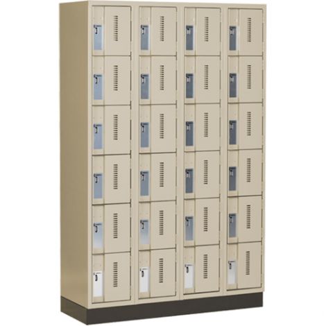 All-Welded Concord™ Heavy-Duty Lockers - Bank of 4 - Colour: Beige 