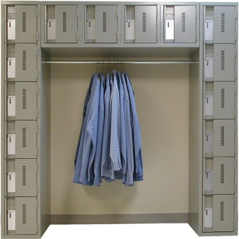 All-Welded Archettes Concorde™ Heavy Duty Lockers - No. of Tiers: 16 - Ships Free
