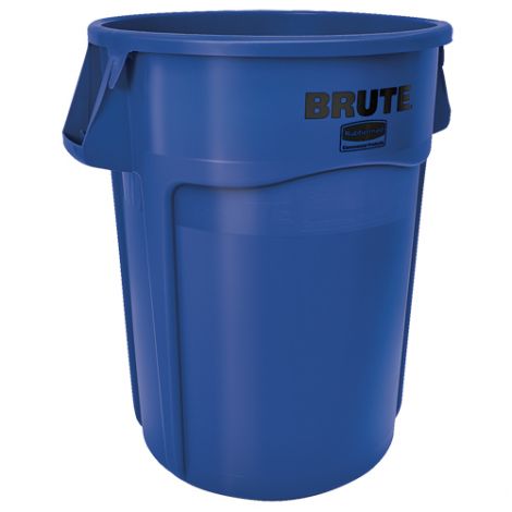 BRUTE ® 44-Gallon Round Containers - Colour: Blue