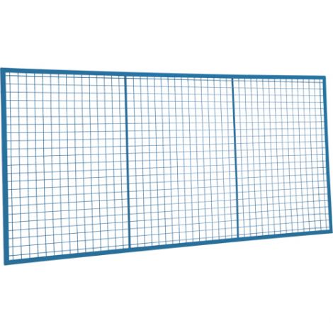 Wire Mesh Partition Panel - Dimensions: 8'W x 4'H