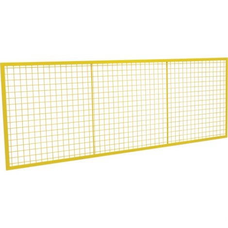 Wire Mesh Partition Panel - Dimensions: 8'W x 3'H