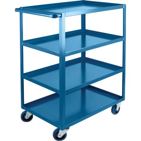 Heavy-Duty Shelf Carts - 48" Overall Height - Shelf Size: 24"W x 36"D - No. Shelves: 4