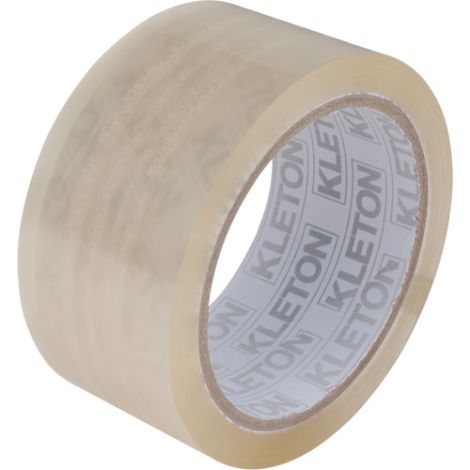 Box Sealing Tape - Adhesive: Acrylic - Width: 72 mm (3") - Length: 66 m (216') - Thickness: 1.6 mils - Qty/Case: 60