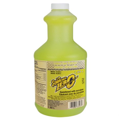 Sqwincher® Liquid Concentrate Lite No stir formula! - Flavour: Lemon-Lime - Package Size: 64 oz. - QtY/Case: 4