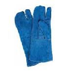 Outside Double Palm & Thumb Welder's One-Finger Mitts - Size: Large - Qty: 24 Pairs 