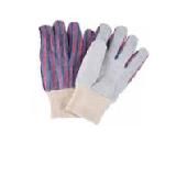 Split Cowhide Leather Palm Gloves, Standard Quality, Stripped Back - Size Large - Qty: 72 Pairs 