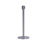 Free-Standing Crowd Control Barrier Receiver Post - Finish/Colour: Stainless