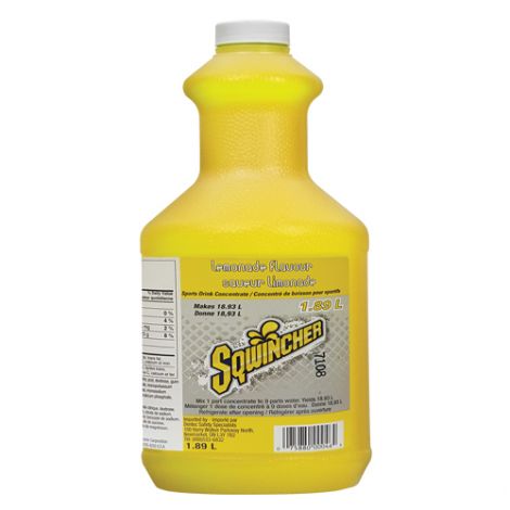 Sqwincher® Liquid Concentrate No stir formula! Flavour: Lemonade - QtY/Case: 4