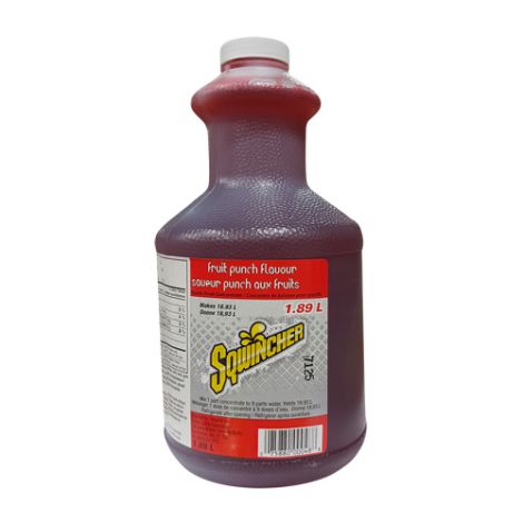 Sqwincher® Liquid Concentrate No stir formula! Flavour: Fruit Punch - QtY/Case: 4