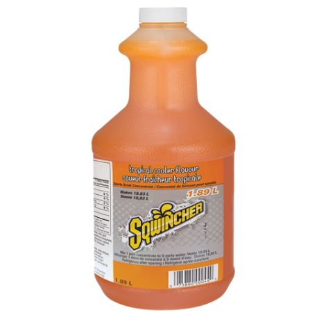 Sqwincher® Liquid Concentrate No stir formula! Flavour: Tropical Cooler - QTY/Case: 4