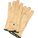 Grain Cowhide Ropers Fleece Lined Gloves - Size: Large 
